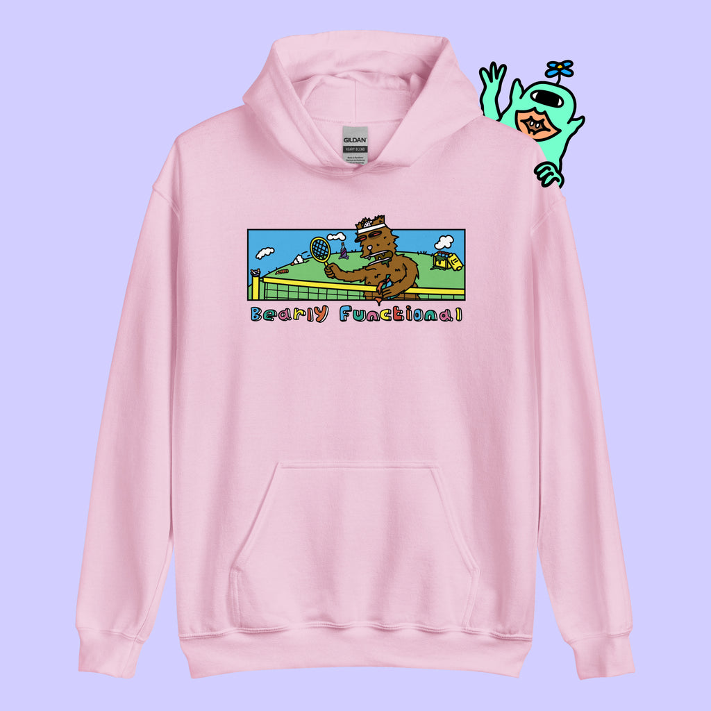 Bearly Functional: Hungover Bear Hoodie